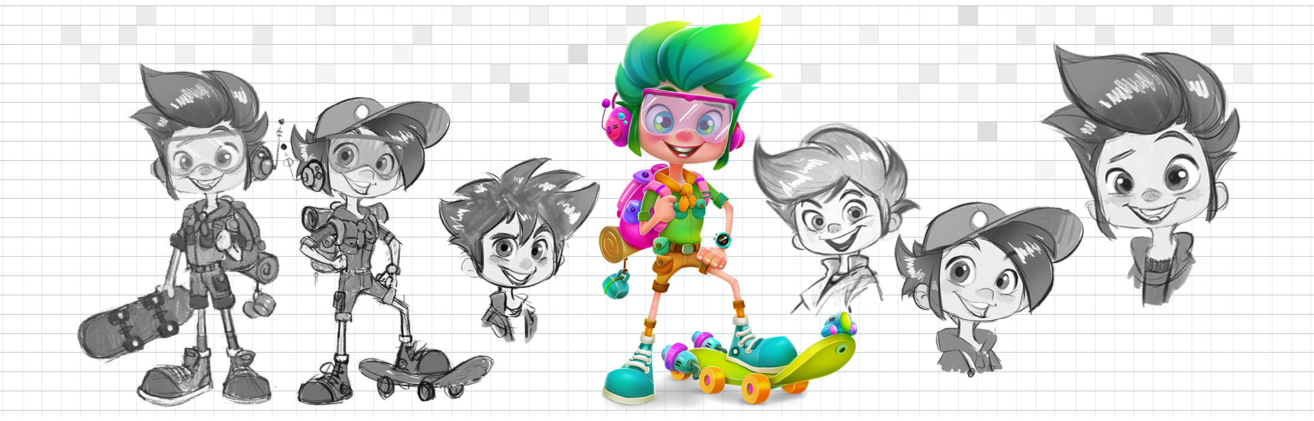 Character Design Studio Dream Farm Animation Studios